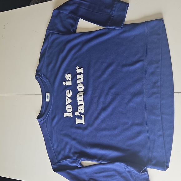 Old Navy Embroidered Patchwork Graphic Sweatshirt - Picture 3 of 6